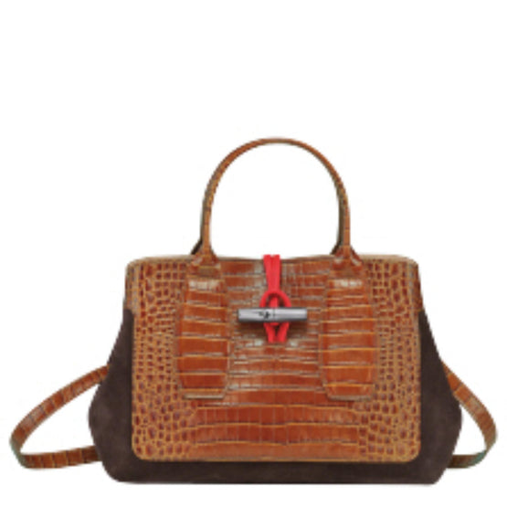 100 Bags/ 10058HYK504 /Top handle bag Cognac/