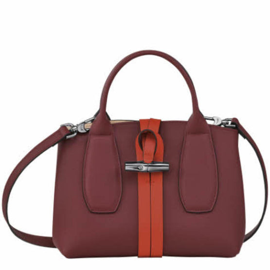 100 Bags/ 10095HBJH59 /Top handle bag Burgundy/Orange/