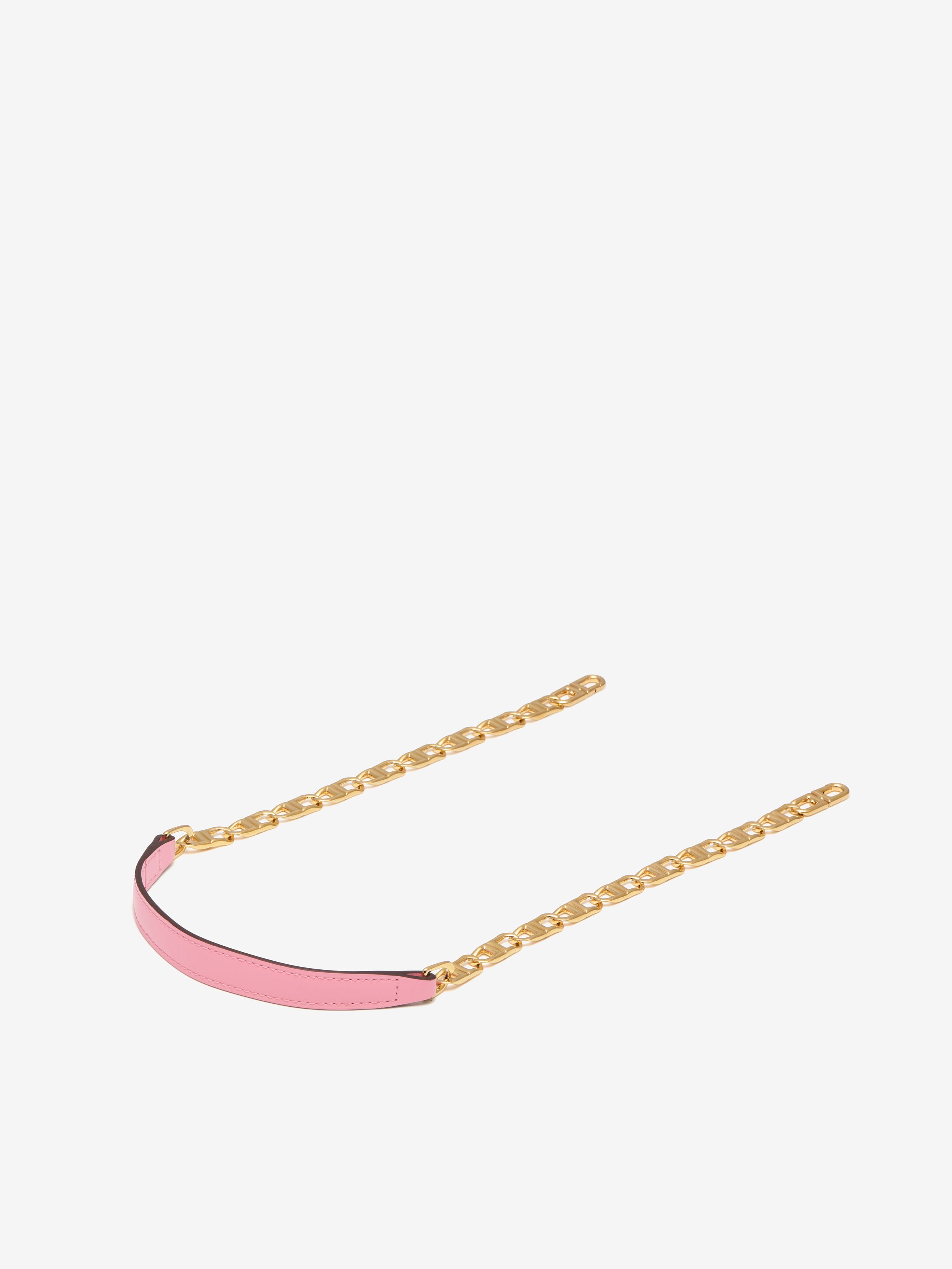 Short D Chain Strap Box Calf Calypso